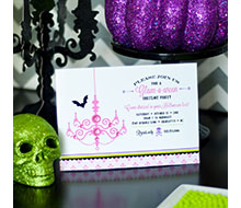 Glam-o-ween Glam Halloween Printable Party Invitation